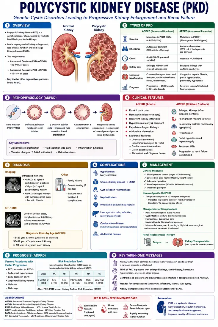 Polycystic Kidney Disease — Genetic cystic disorders, ADPKD/ARPKD