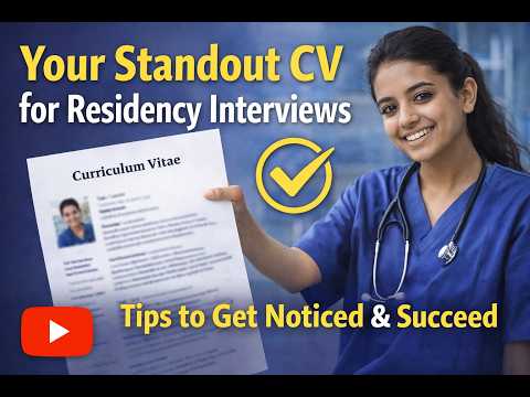 Getting into Residency — video series